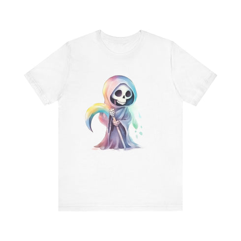 Cute Colorful Reaper - Short Sleeve Tee